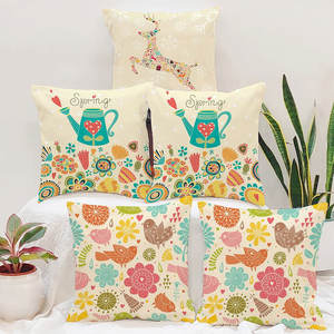 Nouvelle Arrivée Housse de Coussin en Coton Pur aux Couleurs Vibrantes avec une Texture Douce au Toucher pour un Usage Quotidien Salon - Product Image 4