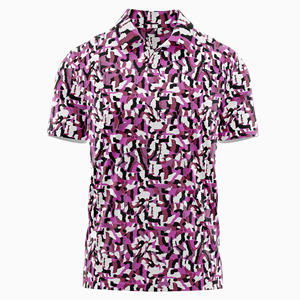 Polo de golf de qualité supérieure Tissu à séchage rapide Motif d'impression personnalisé Chemises polo pour hommes Coupe régulière Vêtements de golf Grossiste - Product Image 4