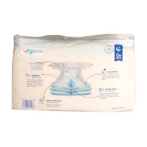 Pannolini Taglia 4 (8-15 kg) BabySmile 100 Unità - Product Image 3