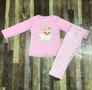 Nouveauté Vêtements pour petites filles Tenues de Noël Père Noël Boutique Vêtements pour enfants Ensemble de vêtements pour petites filles - Product Image 4