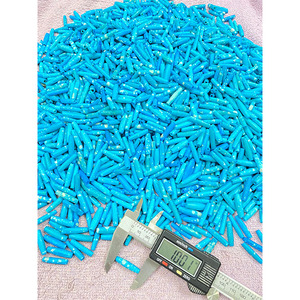 Vente en gros de perles de corail noir en forme d'os avec motif de fleurs colorées, perles naturelles en vrac à prix compétitif - Product Image 3