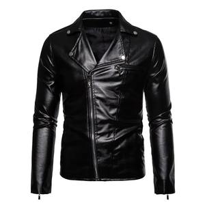 Chaqueta de Cuero de Moda para Hombre, de Alta Calidad, Nueva Colección, Ropa Casual de Invierno, Tela de Lona Transpirable de Secado Rápido, Cuello Mao - Product Image 6