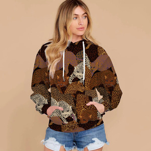 Sudaderas con capucha para mujer, diseño de logotipo personalizado, a granel, informal, gran tamaño, venta al por mayor - Product Image 4
