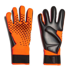 Venta al por mayor guantes de fútbol profesional látex transpirable entrenamiento mejores guantes de portero para uso al aire libre - Product Image 1