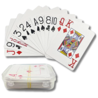 Cartes à jouer en braille, jeu standard avec braille pour les aveugles et malvoyants, cartes accessibles avec braille pour une inclusion