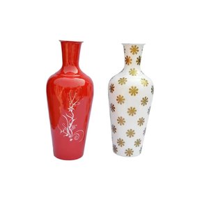 Vase à fleurs en métal en forme de bouteille de conception martelée argent brillant fini pour la maison et le mariage Vase floral décoratif - Product Image 6