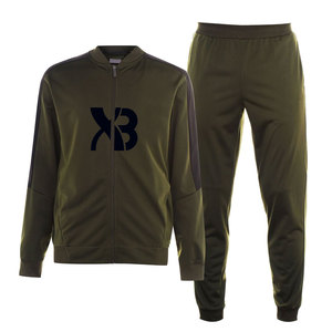 Chándal para correr con bolsillo de canguro y media cremallera para hombre con estampado de logotipo sudadera de invierno al por mayor ecológica - Product Image 5