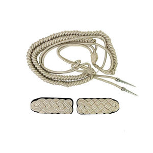 Top Quality Golden Silver Bullion Tactical Aiguillette Super Quality Uniform Shoulder <b>Cord</b> for Tactical Uniform Accessories - Product Image 2