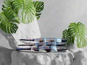 Meilleurs ensembles de crochets en résine faits à la main, sac en bois ergonomique en bois américain rapide multicolore, emballage, aiguilles à coudre de longueur personnalisée, de marque - Product Image 4