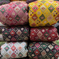 Tissu Jacquard de Luxe Brodé de Paillettes Non Tissé pour Robes, Robes de Soirée, Décoration Intérieure, Tissu Premium pour Mariage avec Paillettes