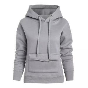 Sudaderas con capucha lisas para mujer, nuevas sudaderas de alta calidad, moda informal, talla grande, forro polar grueso - Product Image 1