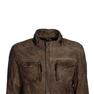 แจ็กเก็ตหนังแท้สำหรับผู้ชายเสื้อแจ็คเก็ตหนังแท้สำหรับฤดูหนาวโลโก้ตามสั่ง - Product Image 4