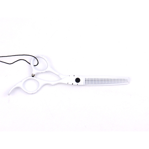 Ciseaux de coiffeur blanc professionnel de haute qualité fabriqués sur mesure avec poignée en céramique finition de rasoir élégante meilleurs ciseaux de coupe de cheveux - Product Image 2