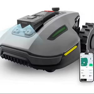 เครื่องตัดหญ้าหุ่นยนต์แบบไร้สาย รุ่น Mini 700H ใช้พลังงานน้ำมันเบนซิน 5.5 แรงม้า ขับเคลื่อนด้วยตัวเอง โครงอะลูมิเนียม ควบคุมด้วยรีโมทคอนโทรล ระดับอุตสาหกรรม ตัดหญ้าได้หนา 30-80 มม. - Product Image 1