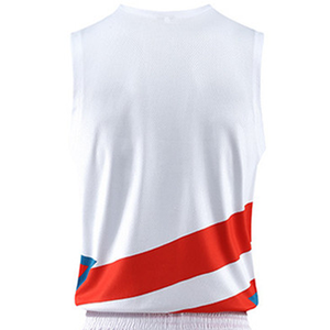 Conjunto de Uniforme de Baloncesto sin Mangas, Sublimado Personalizado, Transpirable, Estampado, para Hombre y Unisex, 100% Poliéster 2026 - Product Image 5