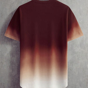 T-shirt à manches courtes en tricot formel surdimensionné pour homme, logo sur le devant, 100% coton, respirant, écologique, anti-froissement, intelligent - Product Image 2