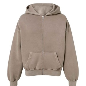 Servicio OEM, Logotipo Personalizado, Sudadera con Capucha de Forro Polar Grueso de Invierno, Estilo Urbano, Talla Grande, Alta Calidad, Venta al Por Mayor para Hombre - Product Image 4