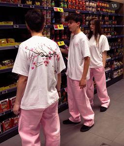 Camisetas Extra Grandes con Estampado Gráfico Vintage, 250 g/m², Algodón Grueso de Punto, Talla Grande, Ajuste Cómodo, Estilo Urbano, Comprimido - Product Image 3