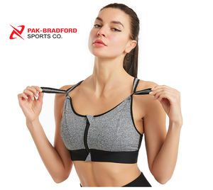 Recién llegado, Sujetador deportivo para mujer, sujetador de gimnasio para correr de alto impacto con cremallera y sujetadores deportivos de ajuste trasero - Product Image 5