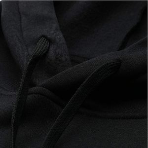 Sweats à capuche décontractés pour hommes, surdimensionnés, unis, 100% coton, hiver, logo personnalisé, impression personnalisée, style streetwear, design tendance 2026 - Product Image 5
