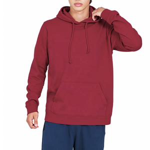 Sweat-shirts à capuche pour hommes personnalisés en direct d'usine, respirants, à fermeture éclair, style uni pour un usage quotidien, techniques de broderie - Product Image 3