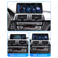 Untuk MNX Android 12.3 inci 1920*720P 8 Core Pemutar Mobil untuk BMW Seri 3 F30 dengan OBD2 Amplifier 64GB Car Play