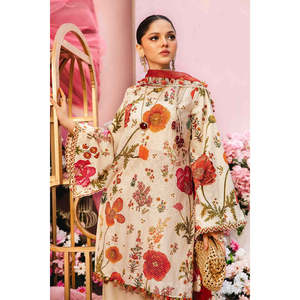Colección Eid 2025 de Maria B, MPT-2607-A-TC-1268, Blusa de Chifón, Colección Primavera/Verano - Product Image 5