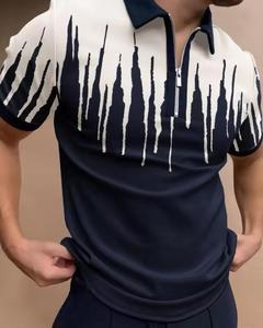 Polo de negocios de ocio personalizado, camiseta de manga corta de verano con logotipo, diseño personalizado, tela para ocasiones de golf - Product Image 1