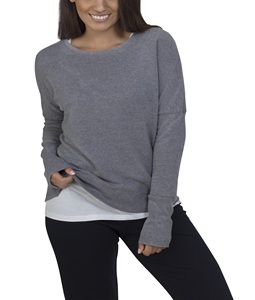 Whole sale Mixed colors range Women's Sweatshirt Crew Neck Eco Smart Recycled Cotton-Blend Fleece women's hoodies