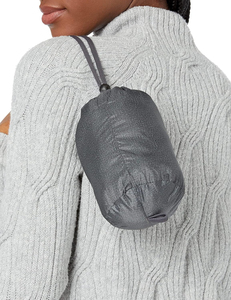 Chaqueta de Invierno Reversible para Mujer, Impermeable, Cortavientos, Transpirable, Talla Grande, Larga, Acolchada, Ligera, Estampada, de Algodón Doble - Product Image 6