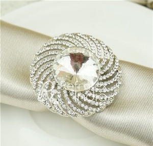 Anneau de serviette Decoratiove en strass de réfractex fabriqué en inde pour la qualité de la serviette et le prix bas - Product Image 3