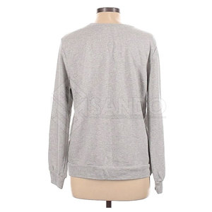 เสื้อสเวตเชิ้ตผู้หญิงประดับเพชรเทียม ระบายอากาศได้ดี สีพื้น เสื้อสเวตเชิ้ตผู้หญิงประดับเพชรเทียม คุณภาพสูง - Product Image 3