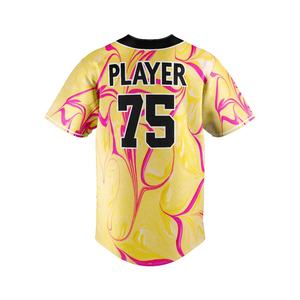 Venta caliente Sublimación completa Béisbol Jersey Camisas Equipo Personalizado Béisbol Jersey - Product Image 4