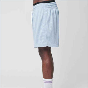 Été 100% Polyester Short en maille personnalisé de haute qualité Short en maille double couche de basket-ball vierge avec logo personnalisé OEM - Product Image 4