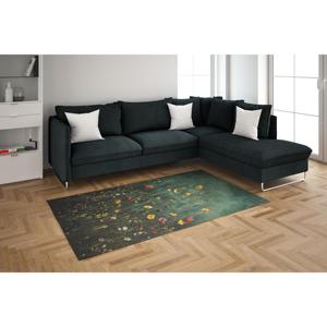 Alfombra Vintage con Diseño Botánico, Alfombra Artística con Impresión Digital, Elegante Tapete de Estilo Jardín, Alfombra de Chenilla - Product Image 5