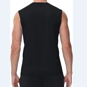 เสื้อกล้ามลำลองผู้ชายผ้าฝ้าย 100% ขายส่งจากปากีสถาน สวมใส่สบาย ระบายอากาศได้ดี พร้อมโลโก้สั่งทำ สีพื้น - Product Image 2