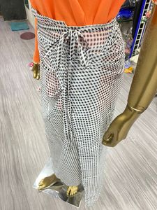 Jupe Sarong en Polyester Imprimé Personnalisable Rayée Imprimé Léopard Vêtements de Plage Essentiels Fabriqué en Inde Taille Bikini pour la Sortie - Product Image 5