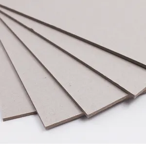 中国造纸厂压制灰色纸板板材灰板背衬家具纸板
