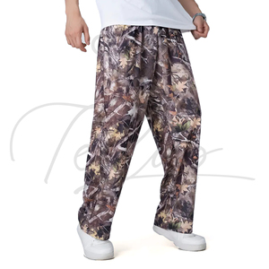 Custom Logo <b>Men's</b> <b>Camo</b> Harem <b>Pants</b> Formal Lightweight Canvas Mid Rise Breathable Quick Dry Sweatpants - Product Image 5