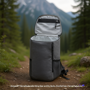 Zaino Termico Kemper RPET: Attrezzatura Sostenibile per Escursionismo e Sacca Impermeabile con Caratteristiche Termiche Eco-Friendly - Product Image 3