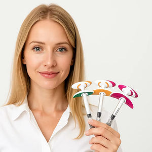 Seringue en verre pré-remplie Luer Lock mince de 1ml <span class=keywords><strong>Acide</strong></span> <span class=keywords><strong>hyaluronique</strong></span> Aiguille légère pour l'eau Emballage de beauté Bouteilles en verre - Product Image 1