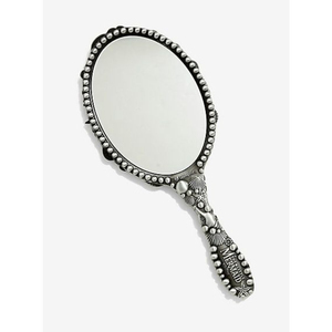 Artículo de regalo para mujer más vendido, adorno de maquillaje, espejo de mano de Metal de la mejor calidad, último diseño, espejo de mano decorativo para el hogar - Product Image 2