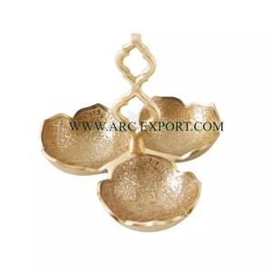 Nouveau bol à fruits moderne de qualité supérieure de taille moyenne couleur or vaisselle de dîner bol de service alimentaire et plats à un prix compétitif - Product Image 5