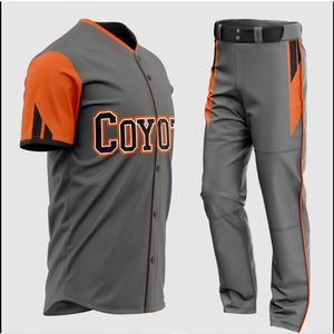 2024 personnalisé nouveau Design respirant équipe porter personnalisé hommes et jeunes Sublimation haute qualité Baseball Jersey Baseball & Softball porter - Product Image 5