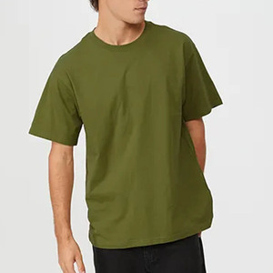 100% coton 180gsm Logo personnalisé Slim Fit T-shirts pour hommes T-shirts vierges de qualité avec prix fabriqué avec de la fibre de bambou - Product Image 4