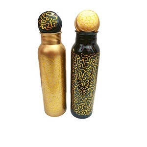 Luxury Design Drink Ware <b>Water</b> <b>Bottle</b> Creative Quality <b>Metal</b> Copper <b>Bottle</b> With Enamel Finishing <b>Water</b> <b>Bottle</b> for Sale - Product Image 4