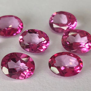 Topaze Rose Naturelle Ovale Facette Qualité Supérieure 10x12mm Qualité Supérieure-Topaze Rose Ovale Facette Qualité Supérieure - Product Image 1