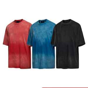T-shirts pour hommes en toile 100% coton, respirants, coupe ample, séchage rapide, logo personnalisé, fabricant de haute qualité - Product Image 1