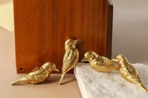 Perilla de Metal Dorado con Diseño de Pájaro para Gabinetes, Cajones y Puertas, Elegante Tirador Decorativo para Decoración del Hogar y Muebles con Estilo - Product Image 6