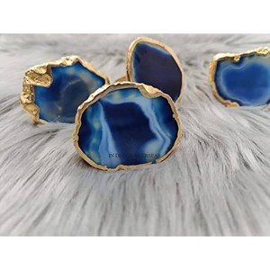 Anillo de Servilleta de Lujo, Diseño Moderno y Creativo, Chapado en Oro de Alta Calidad, Fundido en Aluminio, Accesorios de Decoración de Mesa, de la India - Product Image 6